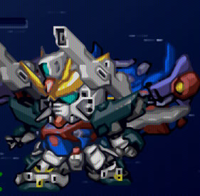 ガンダムDX+Gファルコン
